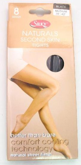 Picture of Naturals Second Skin Tights - Black Medium