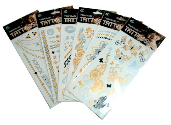 Picture of Temporary Tattoo - Gold/Silver