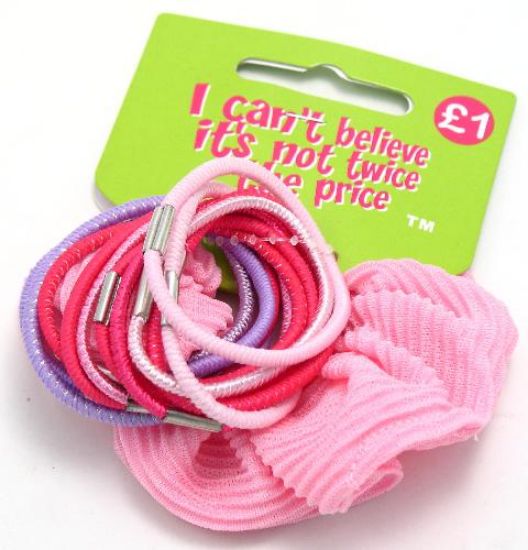 Picture of ICB - Pink Scrunchie/Elastics Bundle