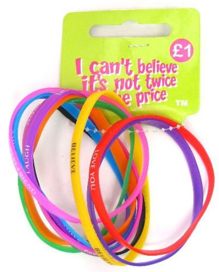 Picture of ICB - Silicone Slogan Bracelet