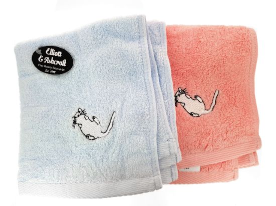 Picture of E&A - Cat Design Facecloth