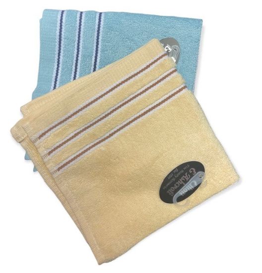 Picture of E&A - Triple Stripe Facecloth 33x33cm
