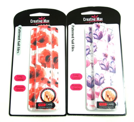 Picture of CMF - 4 Flower Patterned Nail Files