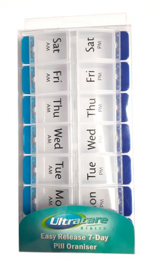 Picture of Ultracare - Press Button Pillbox