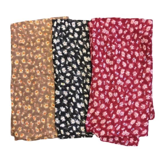 Picture of Believe - Daisy Print Scarf