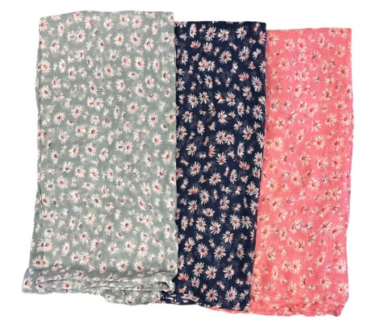 Picture of Believe - Daisy Print Scarf