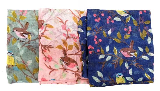 Picture of Believe - Bird & Tree Design Scarf