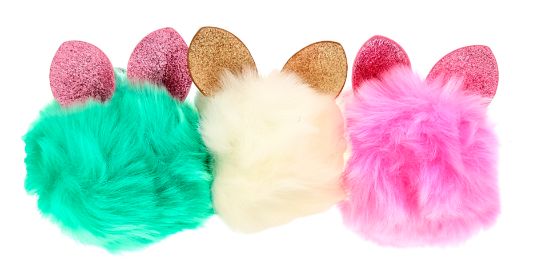 Picture of Cat Ears Pom Pom Keyring