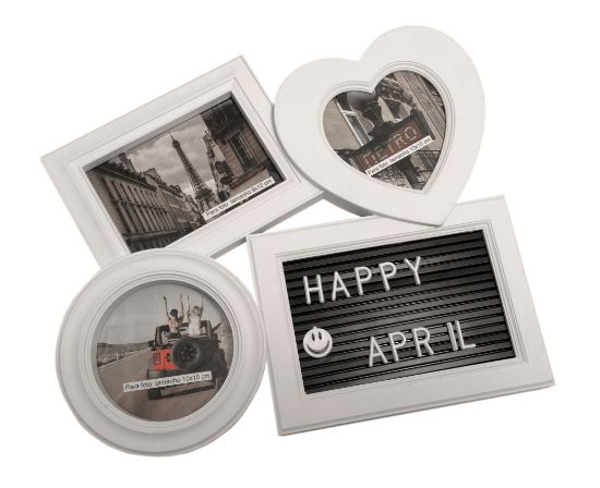 Picture of 3 Photo Frame And Letters