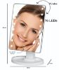 Picture of Dressing Table Mirror With Lights - White