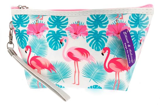 Picture of Flamingo Print Cosmetic Case 23.5x7x17cm