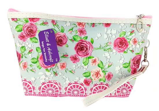 Picture of Rose Print Cosmetic Pouch 24x7.5x14cm