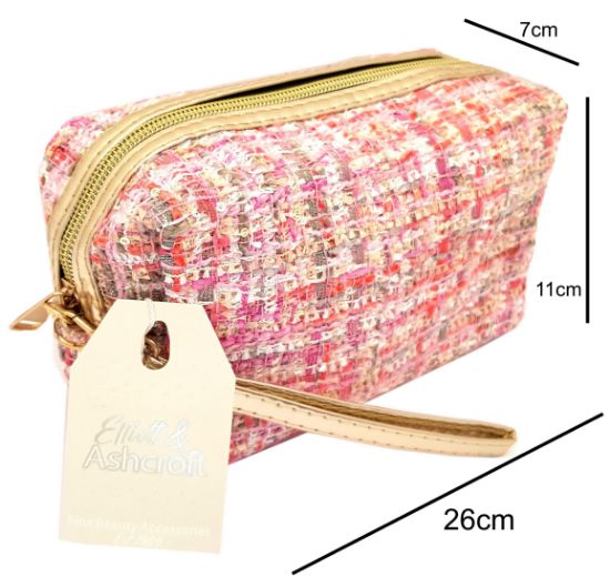 Picture of Pink Fibre Cosmetic Bag 7x26x11cm