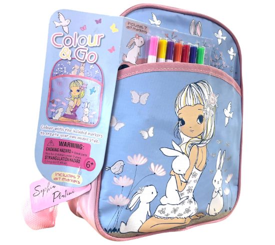 Picture of Colour and Go - Bunny Back Pack 21x26x9cm