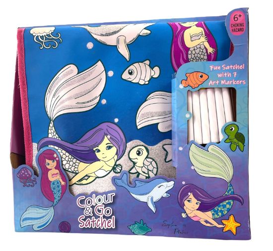 Picture of Colour and Go - Mermaid Satchel 29x25cm
