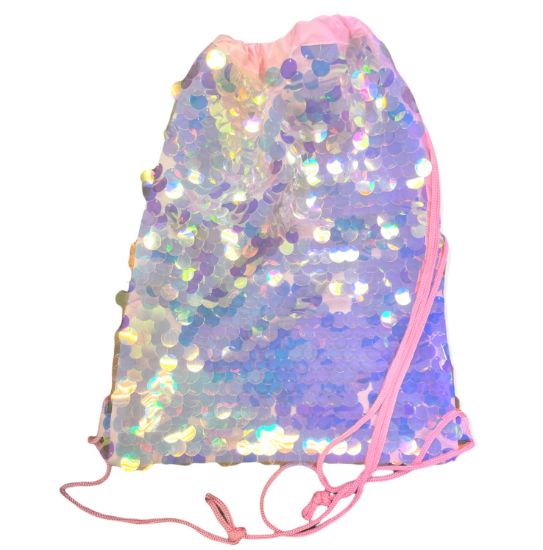 Picture of Mega Sequin Drawstring Bag 44x36cm
