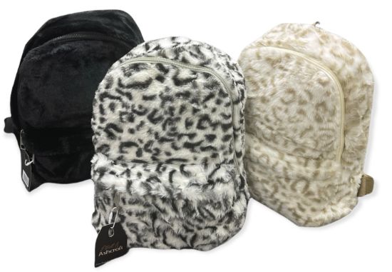 Picture of Large Fur Backpack 22x29x16cm