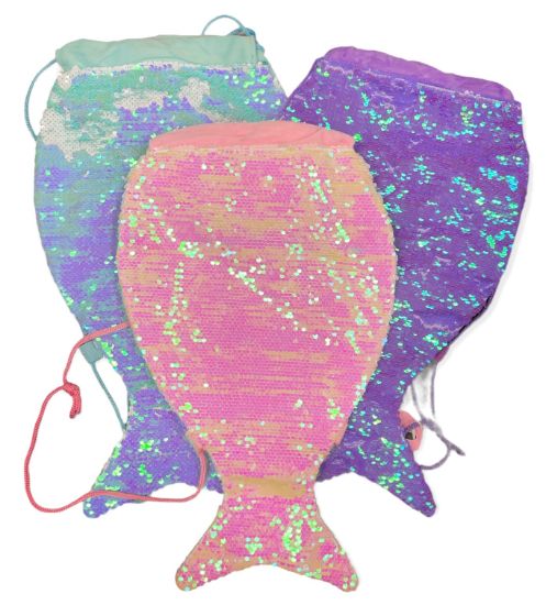 Picture of Huge Sequin Mermaid D/string Bag 50x30cm