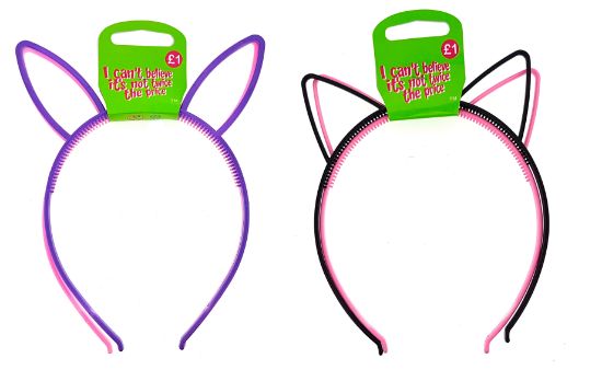 Picture of ICB - 2Pk Cat & Bunny Alice Band