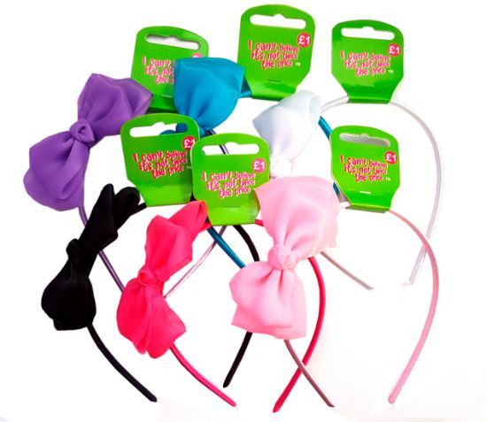 Picture of ICB - Fabric Bow Alice Band