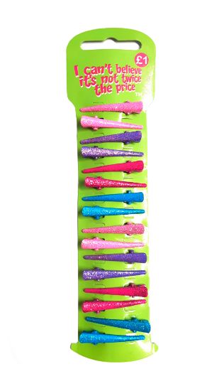 Picture of ICB - Pastel Glitter Concorde Clips