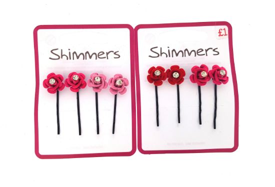 Picture of Shimmers - 4 Flower Gem Grips