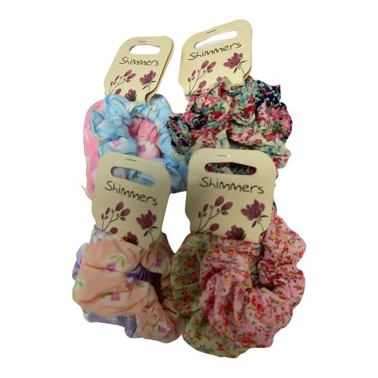 Picture of Shimmers - Floral Scrunchies