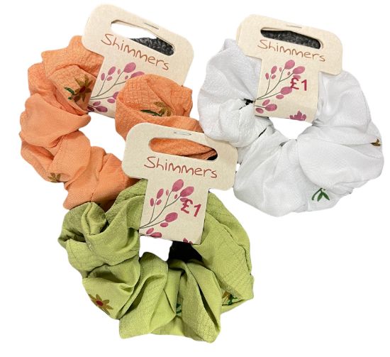 Picture of Shimmers - Flower Scrunchies