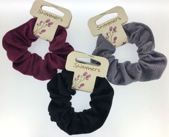 Picture of Shimmers - Corded Velvet Scrunchies
