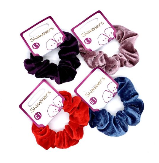 Picture of Shimmers - Essential Velvet Scrunchies