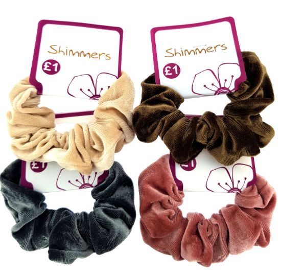 Picture of Shimmers - Essential Velvet Scrunchies