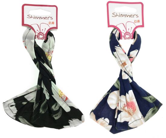 Picture of Shimmers - Floral Bend & Tie Hair Wrap