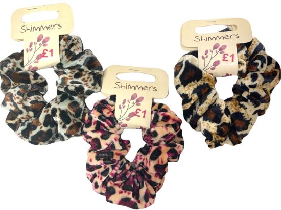 Picture of Shimmers - Animal Print Scrunchies