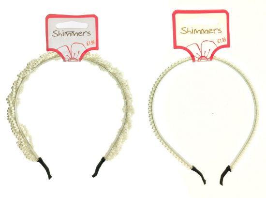 Picture of Shimmers - Pearl Effect Alice Bands