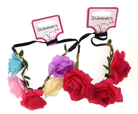 Picture of Shimmers - Wide Flower Headband