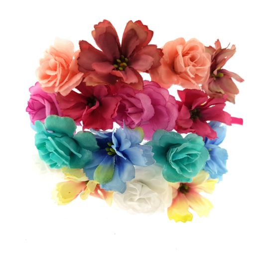 Picture of Shimmers - Floral Row Alice Band