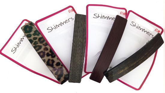 Picture of Shimmers - Long Rectangle Barrette