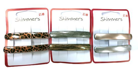 Picture of Shimmers - Printed Barrettes