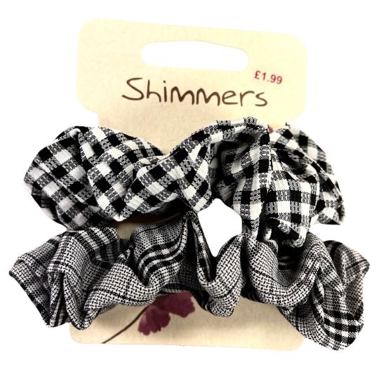 Picture of Shimmers - Black & White Scrunchies Packs