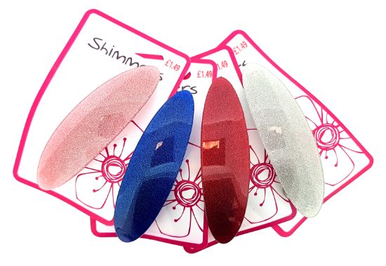 Picture of Shimmers - Glitter Oval Barrette
