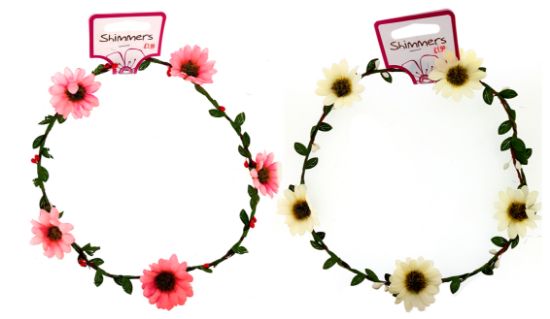 Picture of Shimmers - Flower Wire Crown