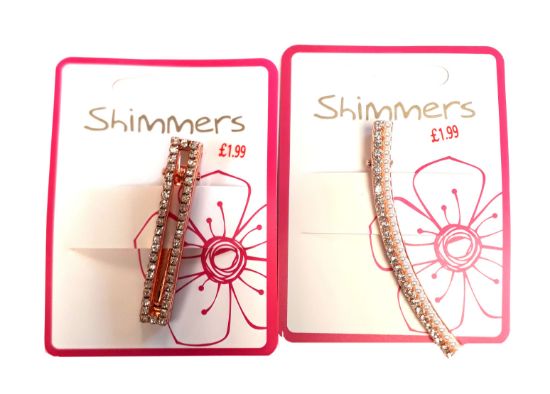 Picture of Shimmers - Rose Gold Crystal Slides
