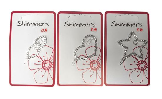 Picture of Shimmers - Crystal Hair Slides