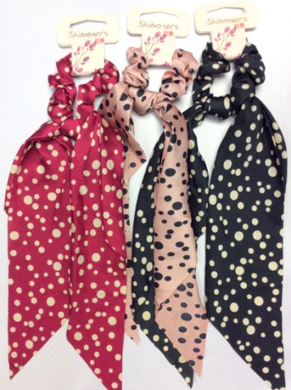 Picture of Shimmers - Dotty Hanging Tail Scrunchies