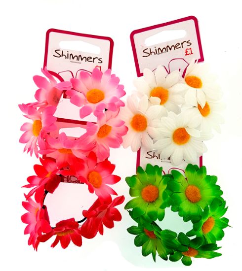 Picture of Shimmers - Flower Row Bun Elastics