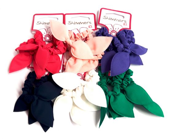 Picture of Shimmers - Bow Scrunchies Elastics