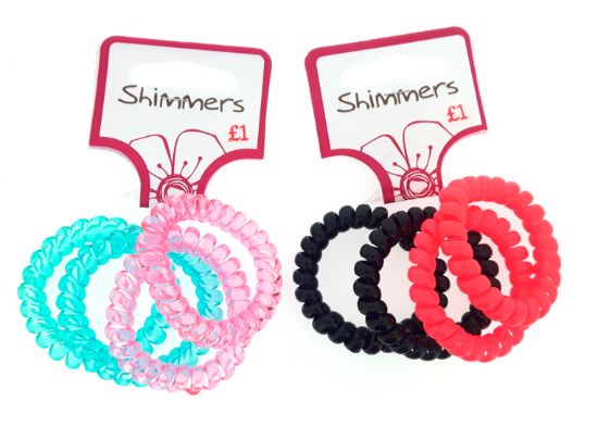 Picture of Shimmers - 4 Mixed Hair Coils