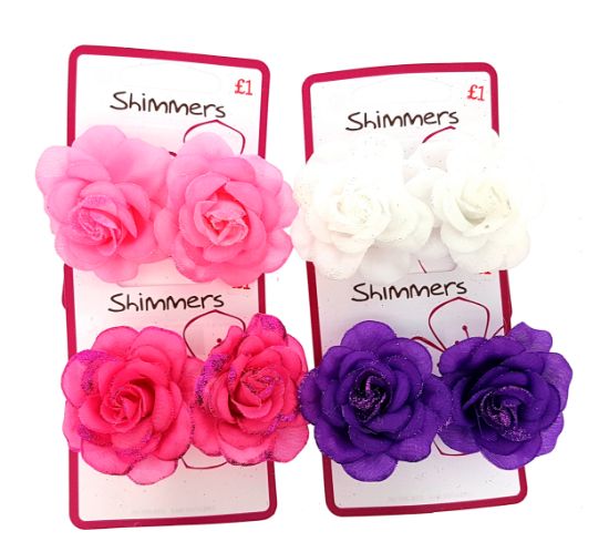 Picture of Shimmers - Dual Flower Barrette