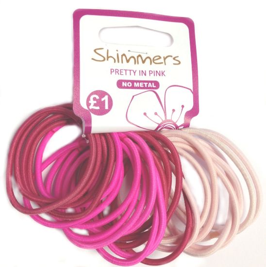 Picture of Shimmers - Pretty in Pink Elastics