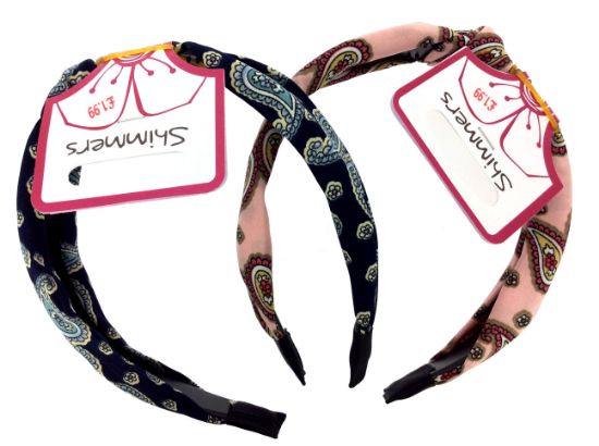 Picture of Shimmers - Floral Alice Band Twst Knot